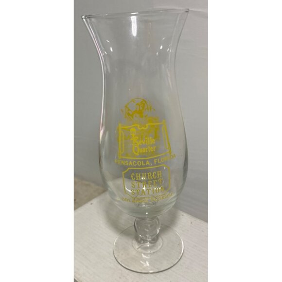 VTG Rosie O'Grady's Good Time Emporium Orlando Pensacola Hurricane Glass - Picture 1 of 6